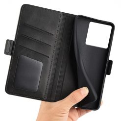 Kryty na mobil | Peňaženkové puzdro Magnetic fresh case čierne – Xiaomi 13T / 13T Pro | Kryty na mobil