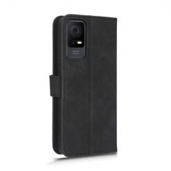 Kryty na mobil | Peňaženkové puzdro Solid čierne – TCL 408 | Kryty na mobil