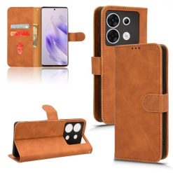 Kryty na mobil | Peňaženkové puzdro Solid hnedé – Infinix Zero 30 5G | Kryty na mobil
