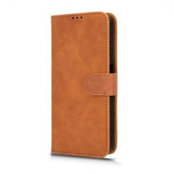 Peňaženkové puzdro Solid hnedé – Oukitel C35 / C36