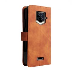 Peňaženkové puzdro Solid hnedé – Oukitel WP15 | Kryty na mobil Kryty na mobil | Peňaženkové puzdro Solid hnedé – Oukitel WP15 | Kryty na mobil