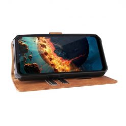 Peňaženkové puzdro Solid hnedé – Oukitel WP15 | Kryty na mobil Kryty na mobil | Peňaženkové puzdro Solid hnedé – Oukitel WP15 | Kryty na mobil