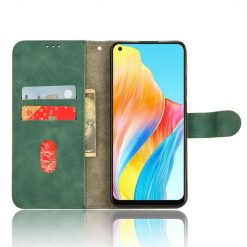Kryty na mobil | Peňaženkové puzdro Solid zelené – Oppo A78 4G | Kryty na mobil