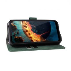 Kryty na mobil | Peňaženkové puzdro Solid zelené – Oukitel WP15 | Kryty na mobil