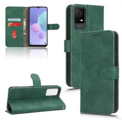 Kryty na mobil | Peňaženkové puzdro Solid zelené – TCL 408 | Kryty na mobil