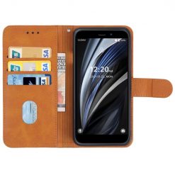 Kryty na mobil | Peňaženkové puzdro Splendid case hnedé – iGet WP12 Pro | Kryty na mobil
