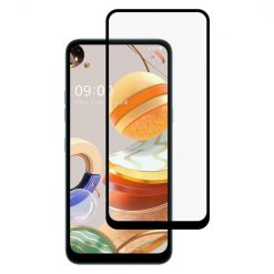 Tvrdené sklo celopovrchové čierne – LG K61