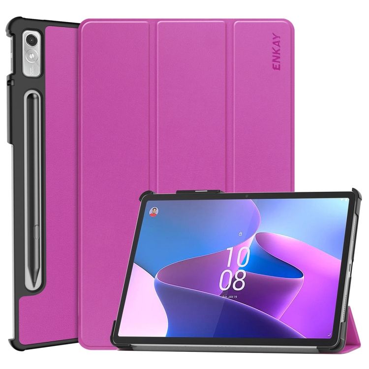 Knižkové puzdro Enkay Pure case fialové – Lenovo Tab P11 Pro (2nd Gen) | Kryty na mobil Kryty na mobil | Knižkové puzdro Enkay Pure case fialové – Lenovo Tab P11 Pro (2nd Gen) | Kryty na mobil