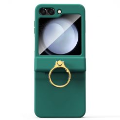 Kryty na mobil | Kryt Style Ring Case zelený – Samsung Galaxy Z Flip 5 | Kryty na mobil
