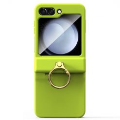 Kryty na mobil | Kryt Style Ring Case žltý – Samsung Galaxy Z Flip 5 | Kryty na mobil