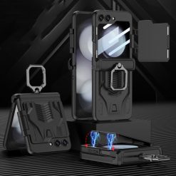 Kryty na mobil | Odolný Kryt GKK Brawny Armor case čierny – Samsung Galaxy Z Flip 5 | Kryty na mobil