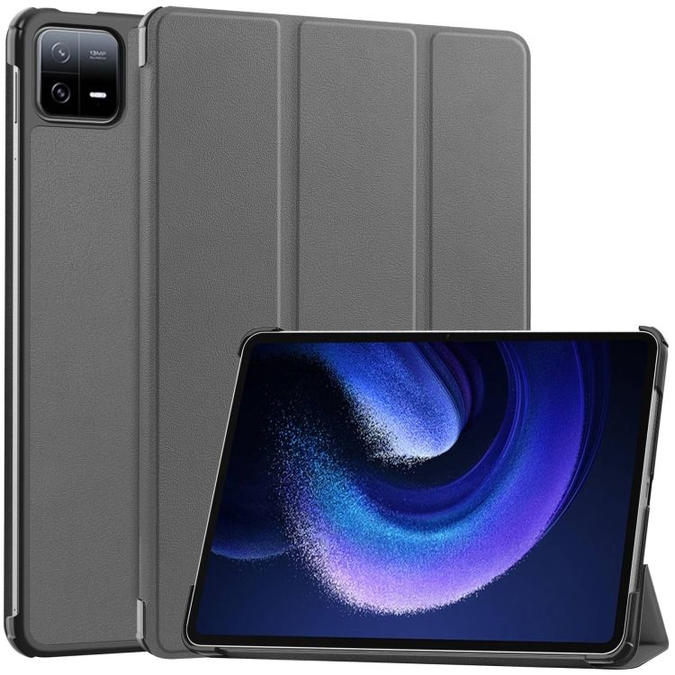 Knižkové puzdro Pure case sivé – Xiaomi Pad 6 / 6 Pro | Kryty na mobil Kryty na mobil | Knižkové puzdro Pure case sivé – Xiaomi Pad 6 / 6 Pro | Kryty na mobil
