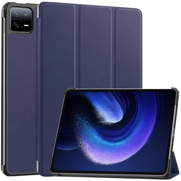 Knižkové puzdro Pure case tmavomodré – Xiaomi Pad 6 / 6 Pro | Kryty na mobil Kryty na mobil | Knižkové puzdro Pure case tmavomodré – Xiaomi Pad 6 / 6 Pro | Kryty na mobil