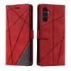 Knižkové puzdro Rhombus modré – Samsung Galaxy A05s | Kryty na mobil Kryty na mobil | Knižkové puzdro Rhombus modré – Samsung Galaxy A05s | Kryty na mobil