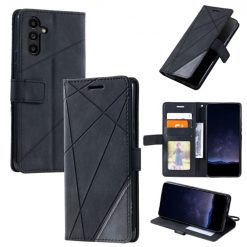 Kryty na mobil | Knižkové puzdro Rhombus čierne – Samsung Galaxy A05s | Kryty na mobil