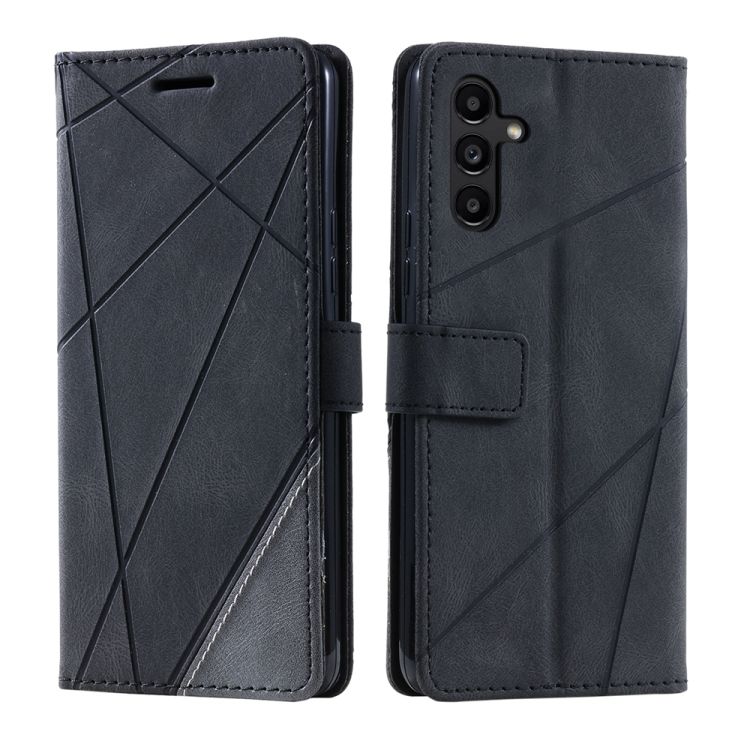 Knižkové puzdro Rhombus čierne – Samsung Galaxy A15 4G/5G | Kryty na mobil Kryty na mobil | Knižkové puzdro Rhombus čierne – Samsung Galaxy A15 4G/5G | Kryty na mobil