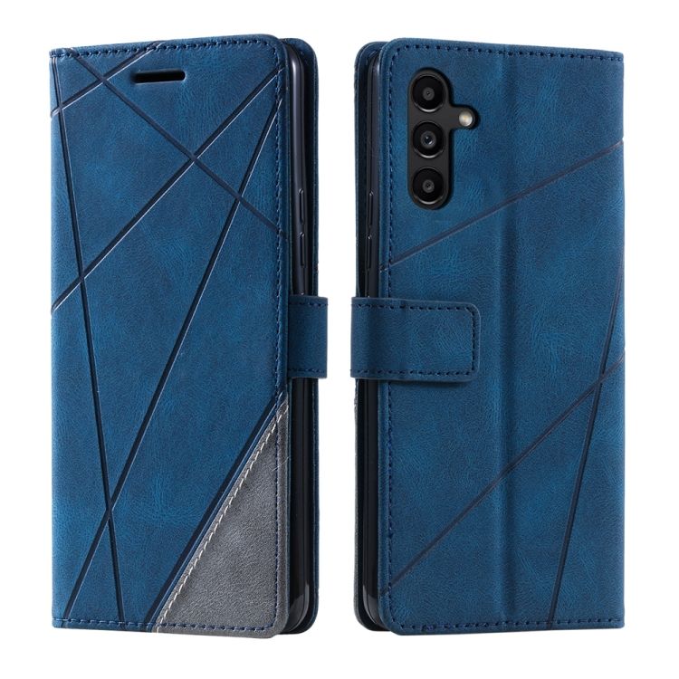Knižkové puzdro Rhombus modré – Samsung Galaxy A05s | Kryty na mobil Kryty na mobil | Knižkové puzdro Rhombus modré – Samsung Galaxy A05s | Kryty na mobil