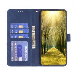 Kryty na mobil | Knižkové puzdro Rhombus modré – Samsung Galaxy A25 5G | Kryty na mobil