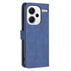 Knižkové puzdro Rhombus modré – Xiaomi Redmi Note 13 Pro+ 5G | Kryty na mobil Kryty na mobil | Knižkové puzdro Rhombus modré – Xiaomi Redmi Note 13 Pro+ 5G | Kryty na mobil
