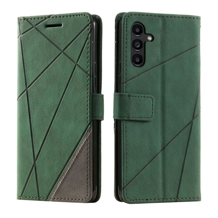 Knižkové puzdro Rhombus zelené – Samsung Galaxy A05s | Kryty na mobil Kryty na mobil | Knižkové puzdro Rhombus zelené – Samsung Galaxy A05s | Kryty na mobil