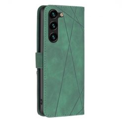 Kryty na mobil | Knižkové puzdro Rhombus zelené – Samsung Galaxy S24+ (S24 Plus) | Kryty na mobil