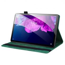 Kryty na mobil | Knižkové puzdro Slot case zelené – Lenovo Tab M10 5G | Kryty na mobil