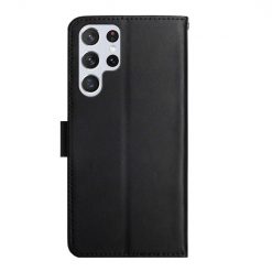 Kryty na mobil | Kožené puzdro Business leather case čierne – Samsung Galaxy S24 Ultra | Kryty na mobil