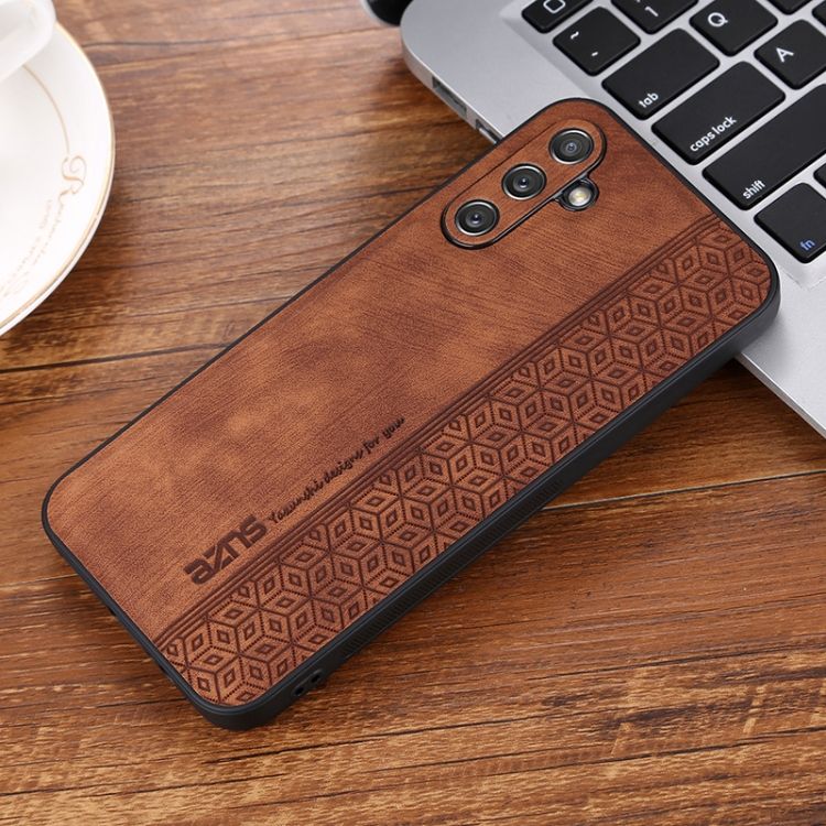 Kryt AZNS Embossed Skin case hnedý – Samsung Galaxy A25 5G | Kryty na mobil Kryty na mobil | Kryt AZNS Embossed Skin case hnedý – Samsung Galaxy A25 5G | Kryty na mobil