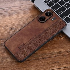 Kryty na mobil | Kryt AZNS Embossed Skin case hnedý – Xiaomi Redmi 13C / Xiaomi Poco C65 | Kryty na mobil