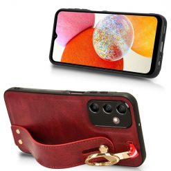 Kryty na mobil | Kryt Wristband Case červený – Samsung Galaxy A15 4G/5G | Kryty na mobil