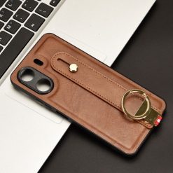 Kryt Wristband Case hnedý – Xiaomi Redmi 13C / Xiaomi Poco C65 | Kryty na mobil Kryty na mobil | Kryt Wristband Case hnedý – Xiaomi Redmi 13C / Xiaomi Poco C65 | Kryty na mobil