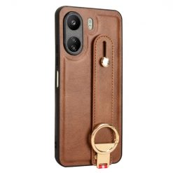 Kryt Wristband Case hnedý – Xiaomi Redmi 13C / Xiaomi Poco C65 | Kryty na mobil Kryty na mobil | Kryt Wristband Case hnedý – Xiaomi Redmi 13C / Xiaomi Poco C65 | Kryty na mobil