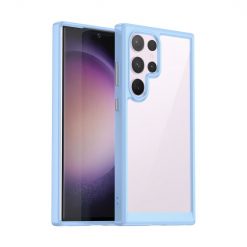 Kryty na mobil | Ochranný kryt Colorful Acrylic case modrý – Samsung Galaxy S24 Ultra | Kryty na mobil