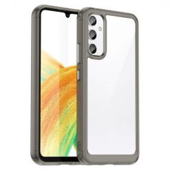Kryty na mobil | Ochranný kryt Colorful Acrylic case transparentno-sivý – Samsung Galaxy A25 5G | Kryty na mobil