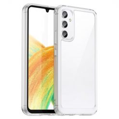 Kryty na mobil | Ochranný kryt Colorful Acrylic case transparentný – Samsung Galaxy A25 5G | Kryty na mobil