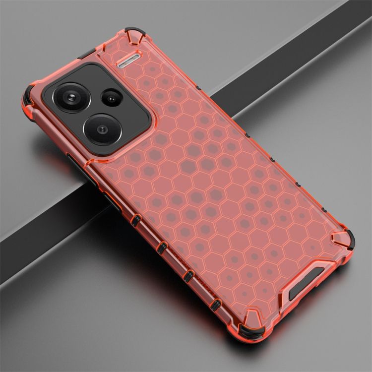 Odolný kryt Honeycomb Armor červený – Xiaomi Redmi Note 13 Pro+ 5G | Kryty na mobil Kryty na mobil | Odolný kryt Honeycomb Armor červený – Xiaomi Redmi Note 13 Pro+ 5G | Kryty na mobil
