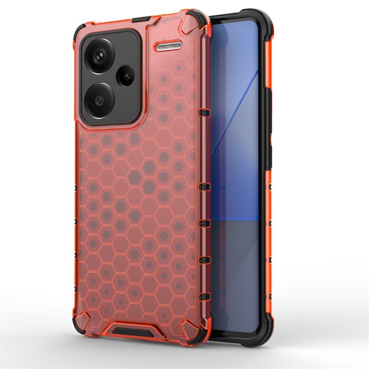 Odolný kryt Honeycomb Armor červený – Xiaomi Redmi Note 13 Pro+ 5G | Kryty na mobil Kryty na mobil | Odolný kryt Honeycomb Armor červený – Xiaomi Redmi Note 13 Pro+ 5G | Kryty na mobil