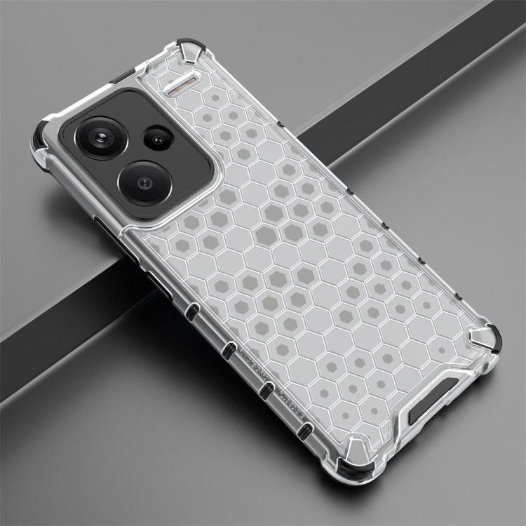 Odolný kryt Honeycomb Armor transparentný – Xiaomi Redmi Note 13 Pro+ 5G | Kryty na mobil Kryty na mobil | Odolný kryt Honeycomb Armor transparentný – Xiaomi Redmi Note 13 Pro+ 5G | Kryty na mobil