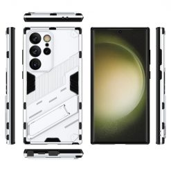 Kryty na mobil | Odolný Kryt Punk armor case biely – Samsung Galaxy S24 Ultra | Kryty na mobil