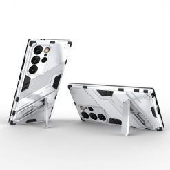 Kryty na mobil | Odolný Kryt Punk armor case biely – Samsung Galaxy S24 Ultra | Kryty na mobil