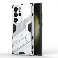 Kryty na mobil | Odolný Kryt Punk armor case biely – Samsung Galaxy S24 Ultra | Kryty na mobil