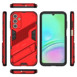 Kryty na mobil | Odolný Kryt Punk armor case červený – Samsung Galaxy A15 4G/5G | Kryty na mobil