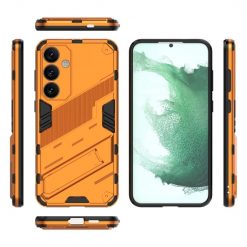 Kryty na mobil | Odolný Kryt Punk armor case oranžový – Samsung Galaxy S24+ (S24 Plus) | Kryty na mobil