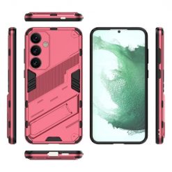 Kryty na mobil | Odolný Kryt Punk armor case ružový – Samsung Galaxy S24+ (S24 Plus) | Kryty na mobil