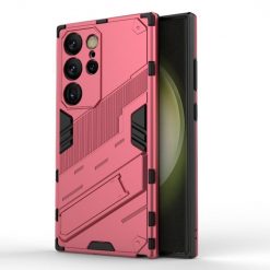 Kryty na mobil | Odolný Kryt Punk armor case ružový – Samsung Galaxy S24 Ultra | Kryty na mobil