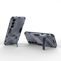 Kryty na mobil | Odolný Kryt Punk armor case sivý – Samsung Galaxy S24+ (S24 Plus) | Kryty na mobil