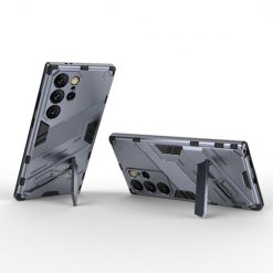 Kryty na mobil | Odolný Kryt Punk armor case sivý – Samsung Galaxy S24 Ultra | Kryty na mobil