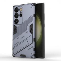 Kryty na mobil | Odolný Kryt Punk armor case sivý – Samsung Galaxy S24 Ultra | Kryty na mobil