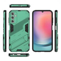 Kryty na mobil | Odolný Kryt Punk armor case zelený – Samsung Galaxy A25 5G | Kryty na mobil