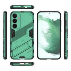 Kryty na mobil | Odolný Kryt Punk armor case zelený – Samsung Galaxy S24+ (S24 Plus) | Kryty na mobil